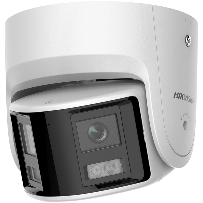 Hikvision DS-2CD2367G2P-LSU/SL 6MP Panoramic ColorVu Fixed Turret Network Camera - Civic Electronic