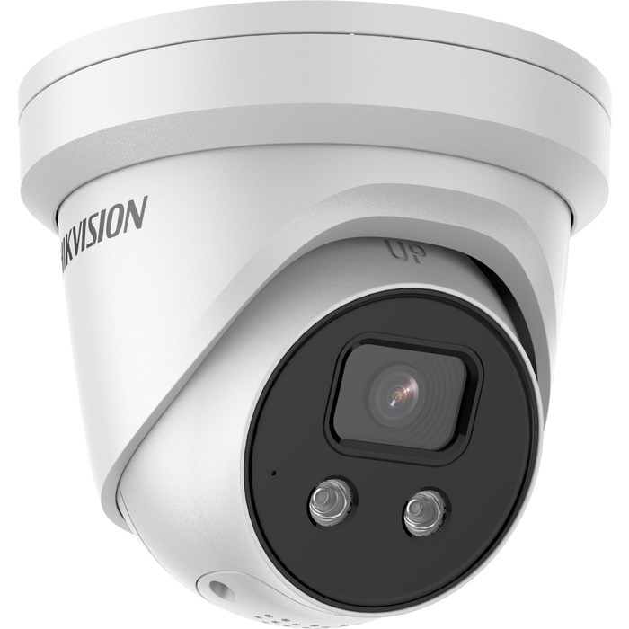 Hikvision DS-2CD2366G2-ISU/SL 6 MP AcuSense Strobe Light and Audible Warning Network Camera - Civic Electronic