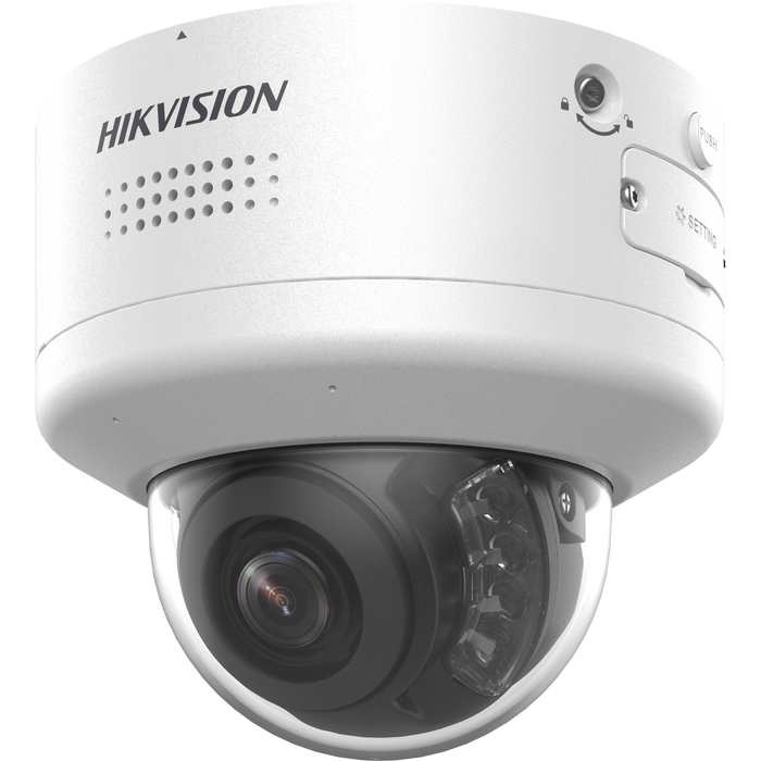 Hikvision DS-2CD3767G3T-LIZSUY/SL AcuSeek 6MP Smart hybrid light Strobe, Audible Motorized Varifocal Dome Camera