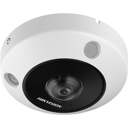 Hikvision DS-2CD63C5G1-IVS 12MP DeepinView Fisheye Network Camera - Civic Electronic