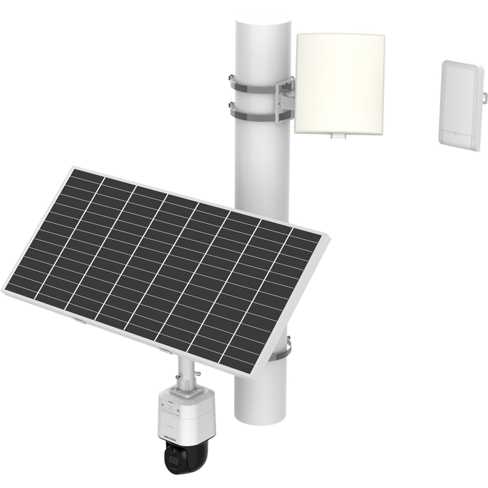 Hikvision DS-2XS3Q47G1-LDWH-C18S40 4MP ColorVu Solar Security PT Camera - Civic Electronic