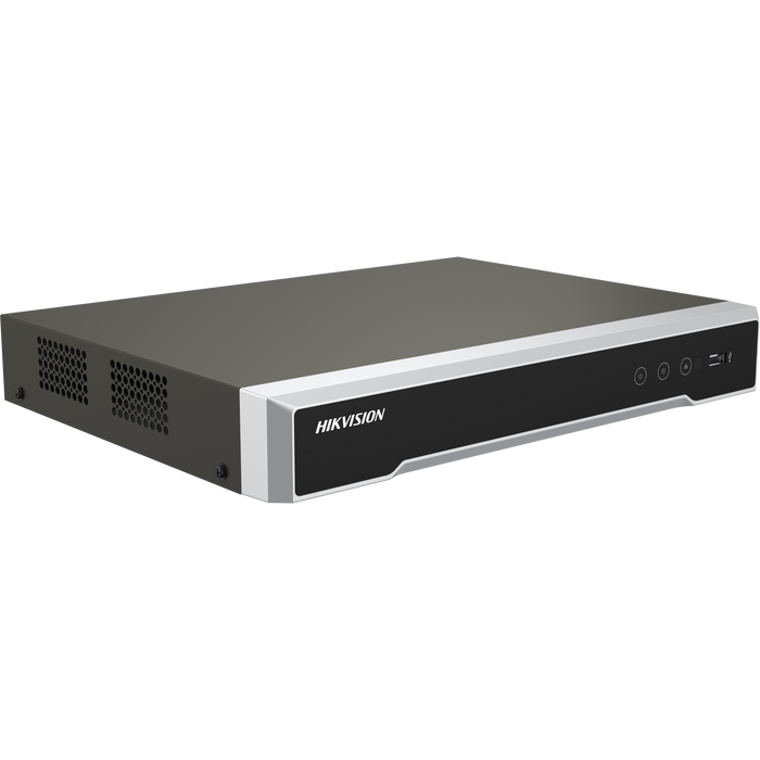 Hikvision DS-7604NI-M1/4P 4-Channel 1U 4K NVR+4TB HDD - Civic Electronic