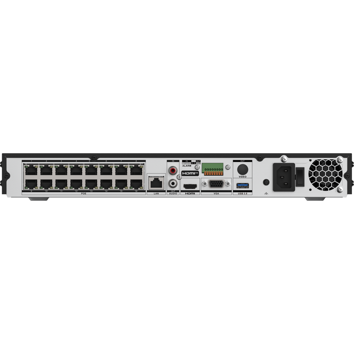 Hikvision DS-7616NXI-I2/16P/VPro 16-Channel I/VPro Series NVR with AcuSeek+4TB HDD - Civic Electronic