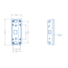 Hikvision DS-KABV24-A Wall-mounted bracket - Civic Electronic