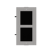 Hikvision DS-KD-ACF2-S Double Module Housing Stainless Steel - Civic Electronic