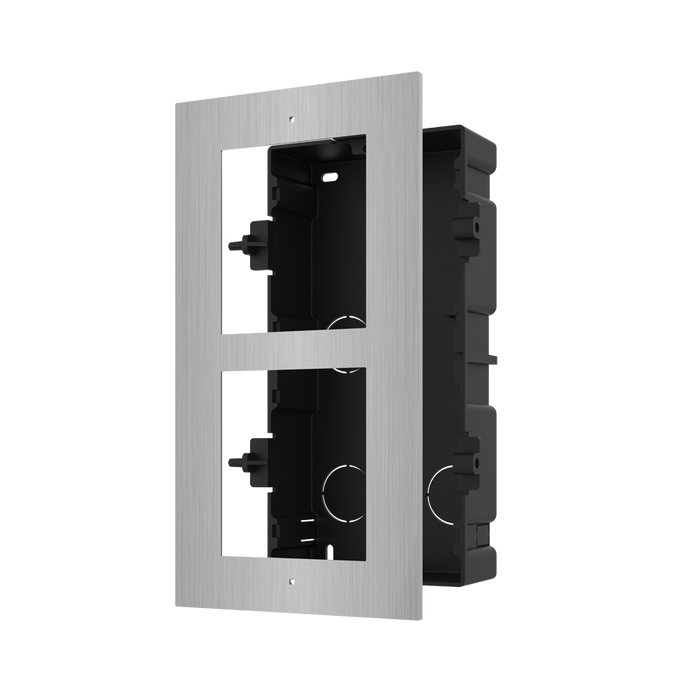 Hikvision DS-KD-ACF2-S Double Module Housing Stainless Steel - Civic Electronic