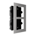 Hikvision DS-KD-ACF2-S Double Module Housing Stainless Steel - Civic Electronic
