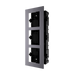 Hikvision DS-KD-ACF3-Plastic Triple Module Housing - Civic Electronic