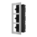 Hikvision DS-KD-ACF3-S Triple Module Housing Stainless Steel - Civic Electronic