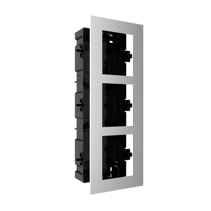 Hikvision DS-KD-ACF3-S Triple Module Housing Stainless Steel - Civic Electronic