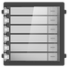 Hikvision DS-KD-KK/S KD8 Series Pro Modular Door Station 6-Button Stainless Steel Nametag Module - Civic Electronic