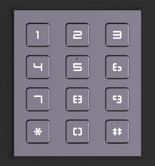 Hikvision DS-KD-KP KD8 Series Pro Modular Door Station Keypad Module - Civic Electronic