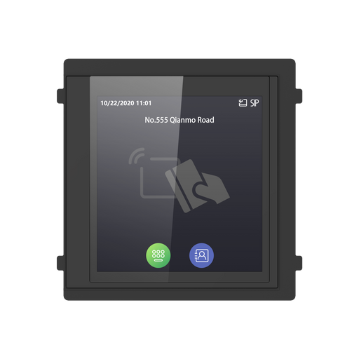 Hikvision DS-KD-TDM KD8 Series Pro Touch Display Module with M1 Card Reader - Civic Electronic