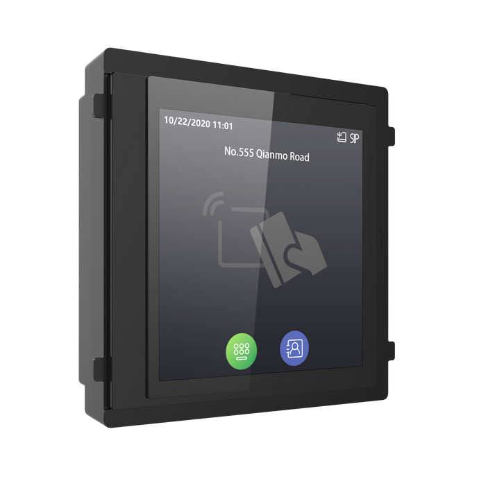 Hikvision DS-KD-TDM KD8 Series Pro Touch Display Module with M1 Card Reader - Civic Electronic