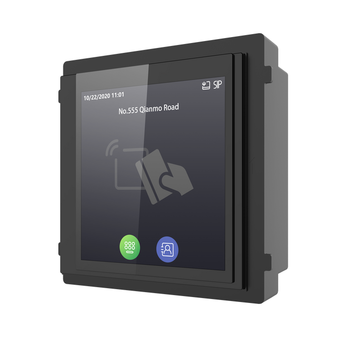 Hikvision DS-KD-TDM KD8 Series Pro Touch Display Module with M1 Card Reader - Civic Electronic