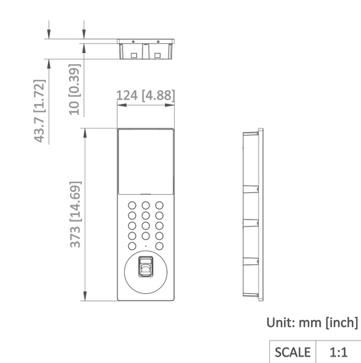 Hikvision DS-KD9203-E6 Facial Recognition IP Door Station - Civic Electronic
