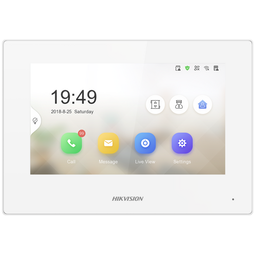 Hikvision DS-KH6320-LE1 7″ IP Indoor Station - Civic Electronic
