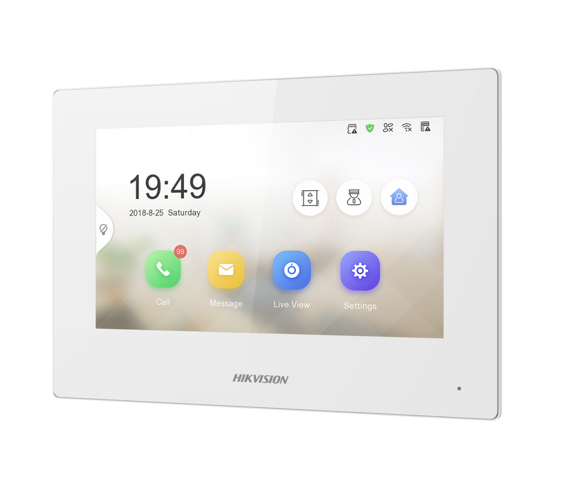 Hikvision DS-KH6320-LE1 7″ IP Indoor Station - Civic Electronic