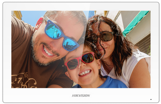 Hikvision DS-KH6350-WTE1 7″ Touch IP Indoor Station - Civic Electronic