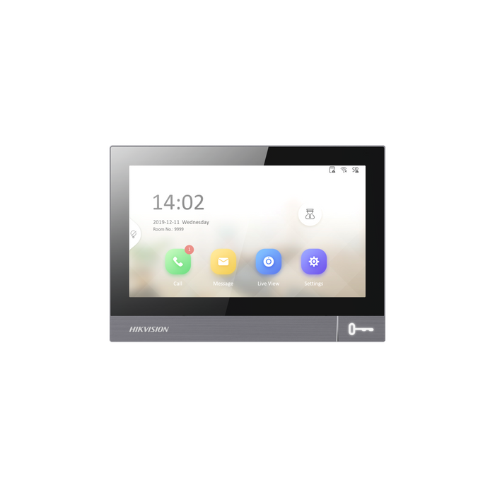 Hikvision DS-KH8381-WTE1/Flush 7″ touch screen IP Indoor Station - Civic Electronic