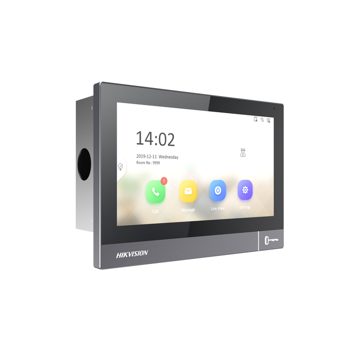 Hikvision DS-KH8381-WTE1/Flush 7″ touch screen IP Indoor Station - Civic Electronic