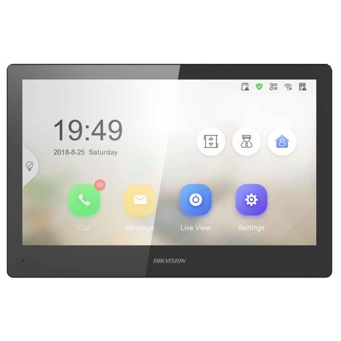Hikvision DS-KH8520-WTE1 10.1″ Indoor Touch Station - Civic Electronic
