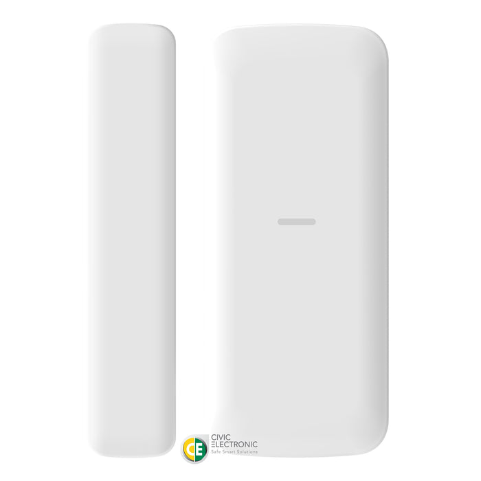 Hikvision AX PRO Series DS-PDMCS-EG2-WB Wireless Slim Magnetic Contact - Civic Electronic