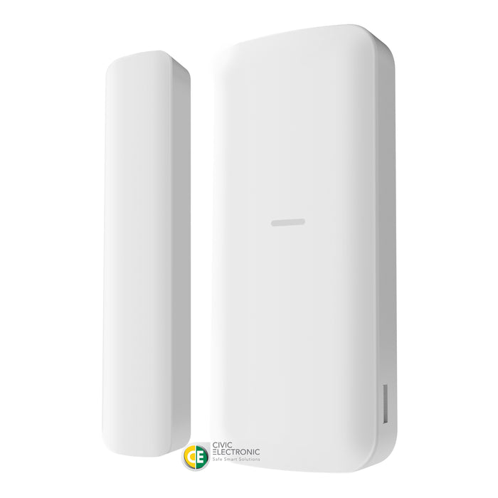 Hikvision AX PRO Series DS-PDMCS-EG2-WB Wireless Slim Magnetic Contact - Civic Electronic