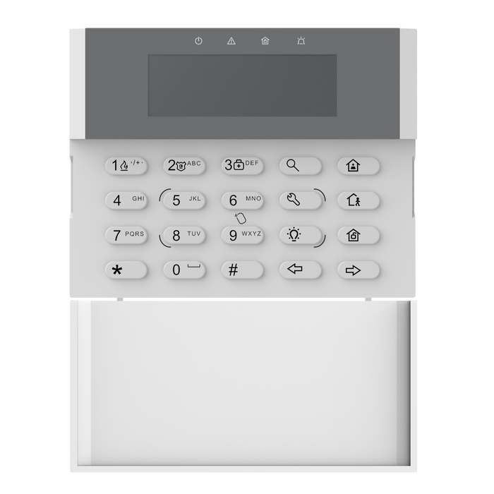 Hikvision DS-PK1-LRT-HWB Wired LCD Keypad - Civic Electronic