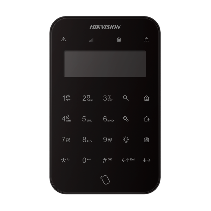 Hikvision DS-PK1-LT-WB Wireless LCD Keypad - Civic Electronic