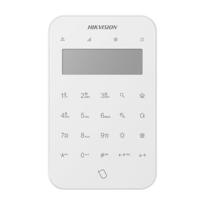 Hikvision DS-PK1-LT-WB Wireless LCD Keypad - Civic Electronic