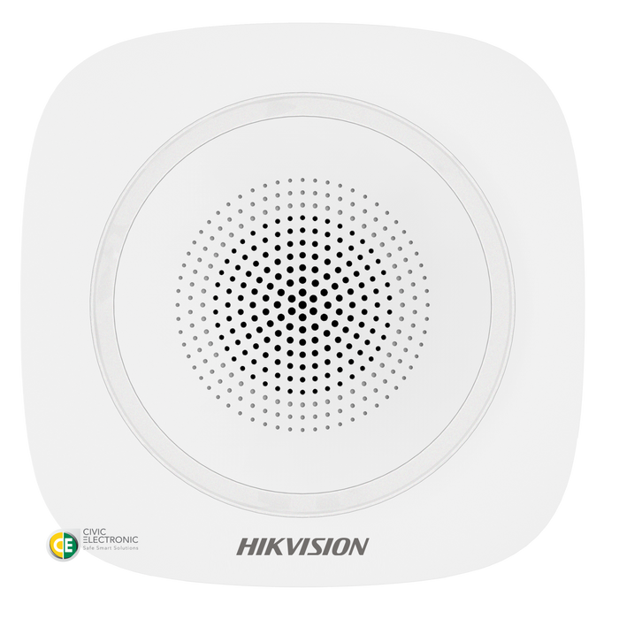 Hikvision AX PRO Wireless Alarm Kit: 3 PIRs, 1 PIRCAM, 2 Reed, 2 Remotes, Keypad & Dual Sirens