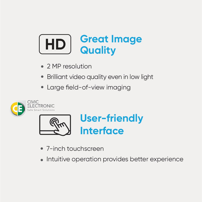 Hikvision Hilook IP HA-KIT-IP1 wifi Video Intercom Kit - Civic Electronic