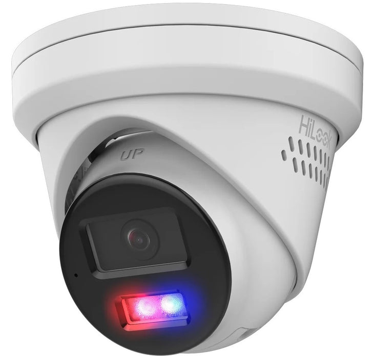 HiLook All-in-One Active Colour Deterrence 4CH CCTV Kit: 4 x IP Active Colour Camera+ 4CH NVR - Civic Electronic
