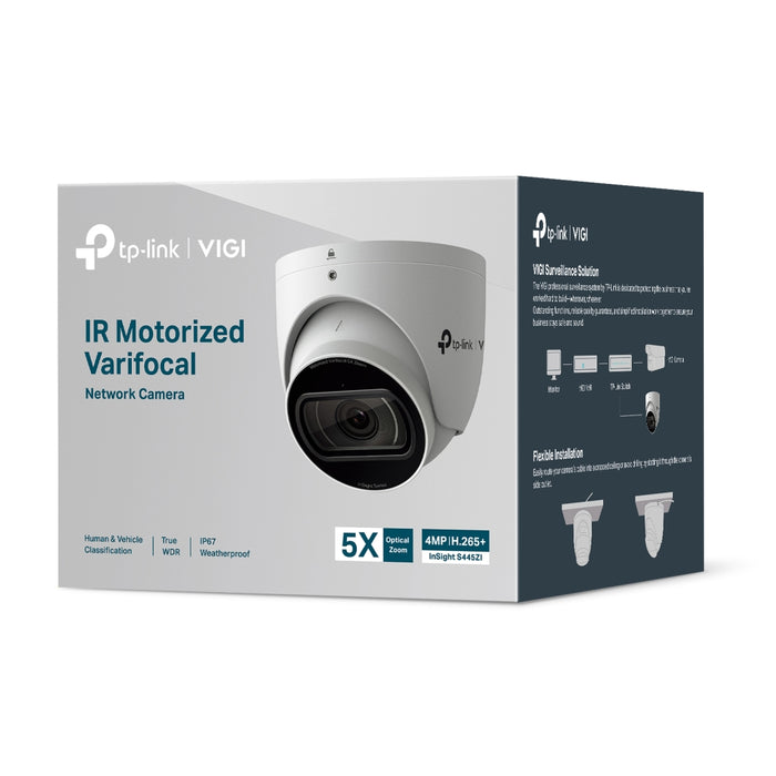 Tp-Link VIGI InSight S445ZI 4MP IR Motorised Varifocal Turret Network Camera