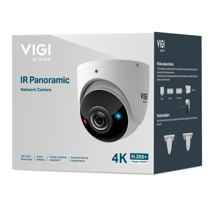 TP-Link VIGI InSight S485PI 8MP IR Panoramic Turret Network Camera - Civic Electronic