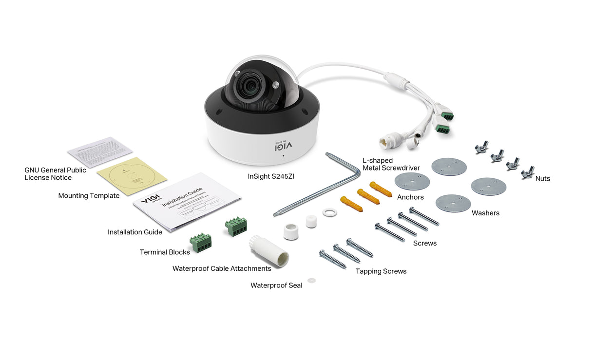 TP-Link VIGI InSight S245ZI 4MP IR Motorised Varifocal Dome Network Camera - Civic Electronic