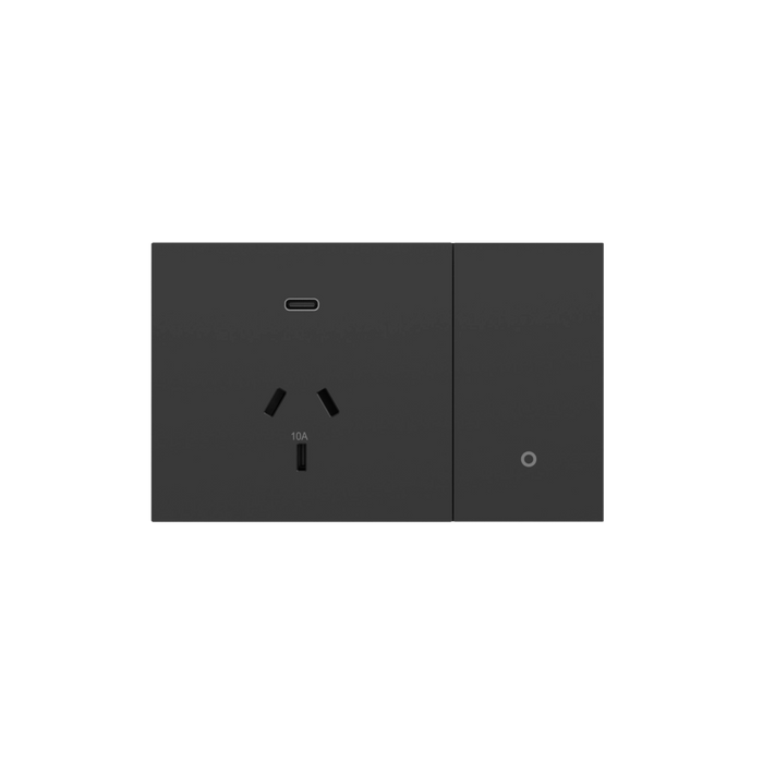Konec Smart Outlet with Energy Monitoring Plastic Black