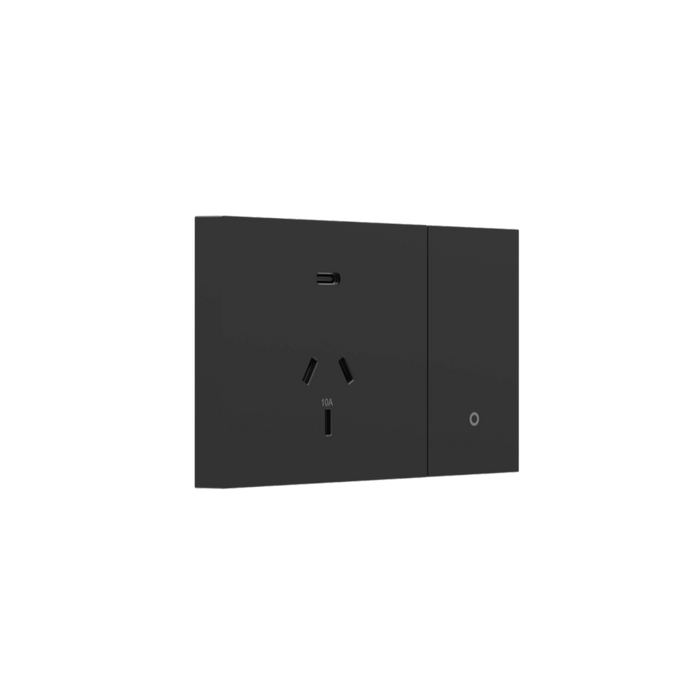 Konec Smart Outlet with Energy Monitoring Plastic Black