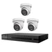 Hikvision HiLook 8MP 4K  IntelliSense 4CH CCTV Kit: 3 x IP Turret Cameras + 4CH NVR) - Civic Electronic