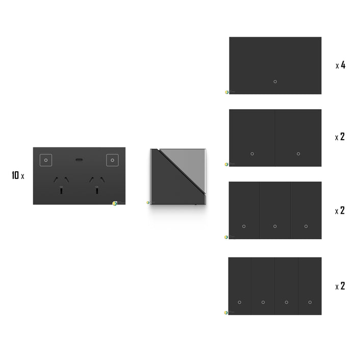 Konec Smart Home Automation Basic Kit – Plastic Black