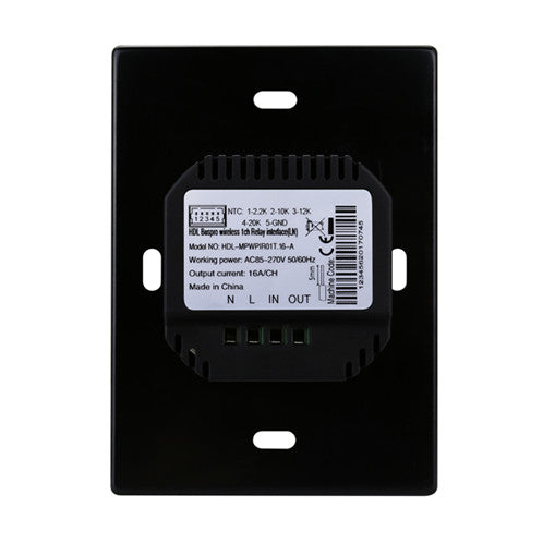 HDL iTouch 1CH Wireless Switch Power Interface US(L+N Type) MPWPIR01T.16-A - Civic Electronic