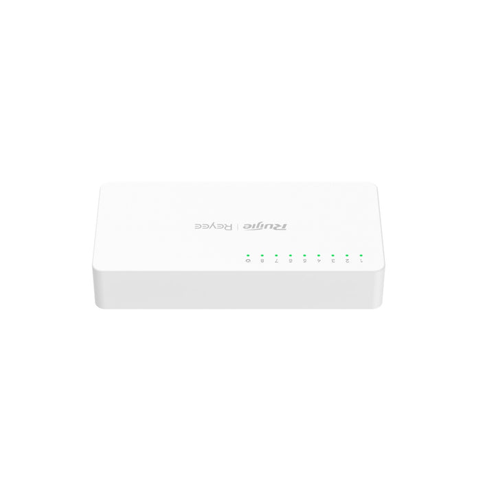 Ruijie Reyee RG-ES08G-L, 8-Port 10/100/1000 Mbps Unmanaged Non-PoE Switch - Civic Electronic