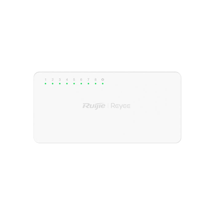 Ruijie Reyee RG-ES08G-L, 8-Port 10/100/1000 Mbps Unmanaged Non-PoE Switch - Civic Electronic