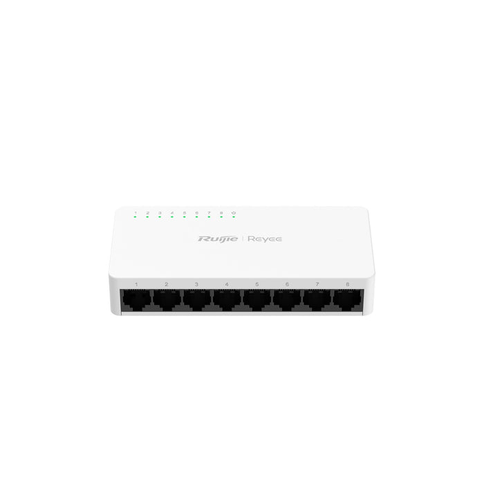 Ruijie Reyee RG-ES08G-L, 8-Port 10/100/1000 Mbps Unmanaged Non-PoE Switch - Civic Electronic