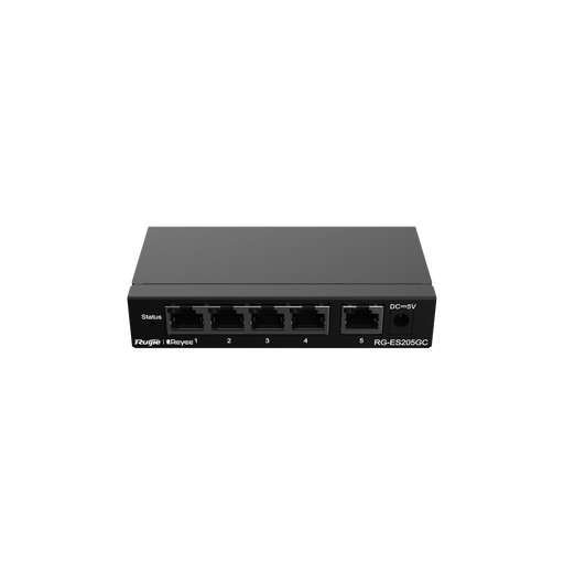 Ruijie Reyee RG-ES205GC-P, 5-Port Gigabit Smart Cloud Managed PoE Switch - Civic Electronic