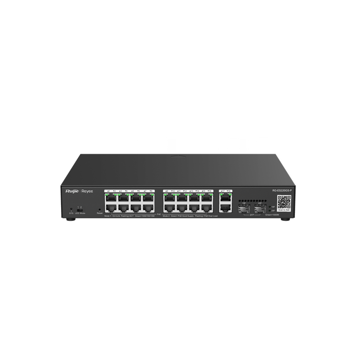 Ruijie Reyee RG-ES220GS-P 20-Port Gigabit Smart Cloud Managed PoE Switch - Civic Electronic