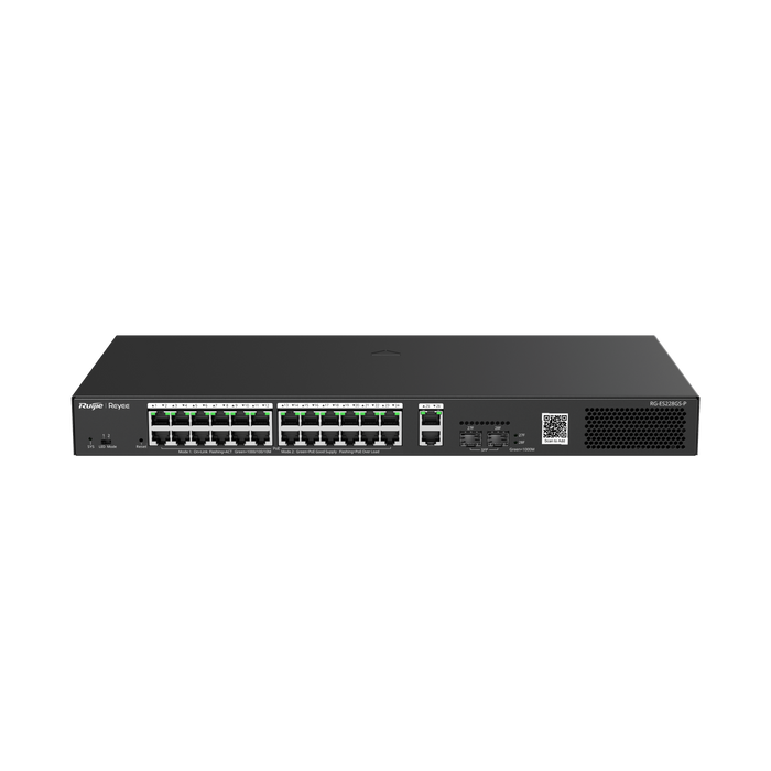 Ruijie Reyee RG-ES228GS-P 28-Port Gigabit Smart Cloud Managed PoE Switch - Civic Electronic