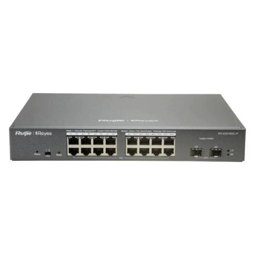 Ruijie Reyee 18 Port PoE+ Switch, RG-ES218GC-P - Civic Electronic