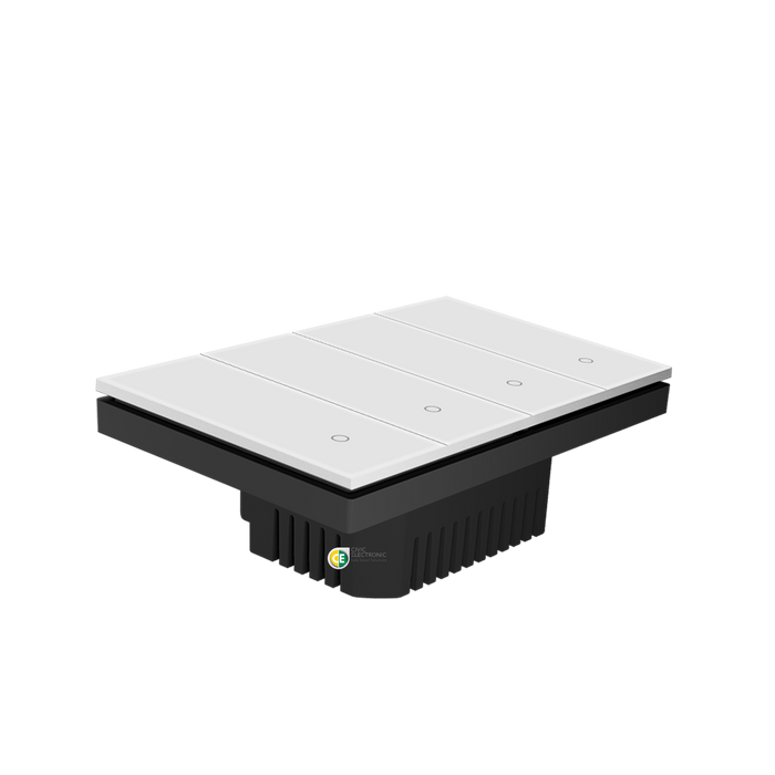 Konec Smart Switch K118 Floating Button 4G Glass White